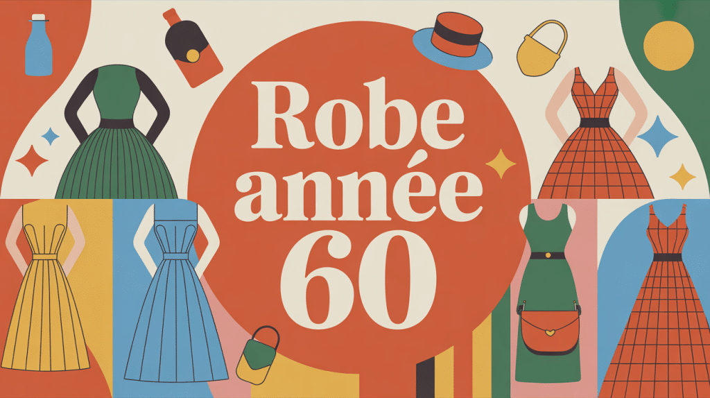 année 60 robe rétro chic silhouettes et accessoires