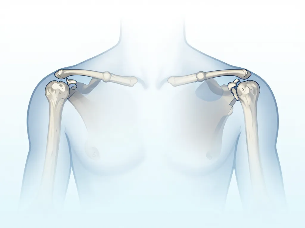 clavicule courte différence anatomique diagramme