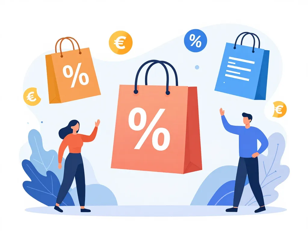 Visuel des différents codes promo about you et leurs bénéfices