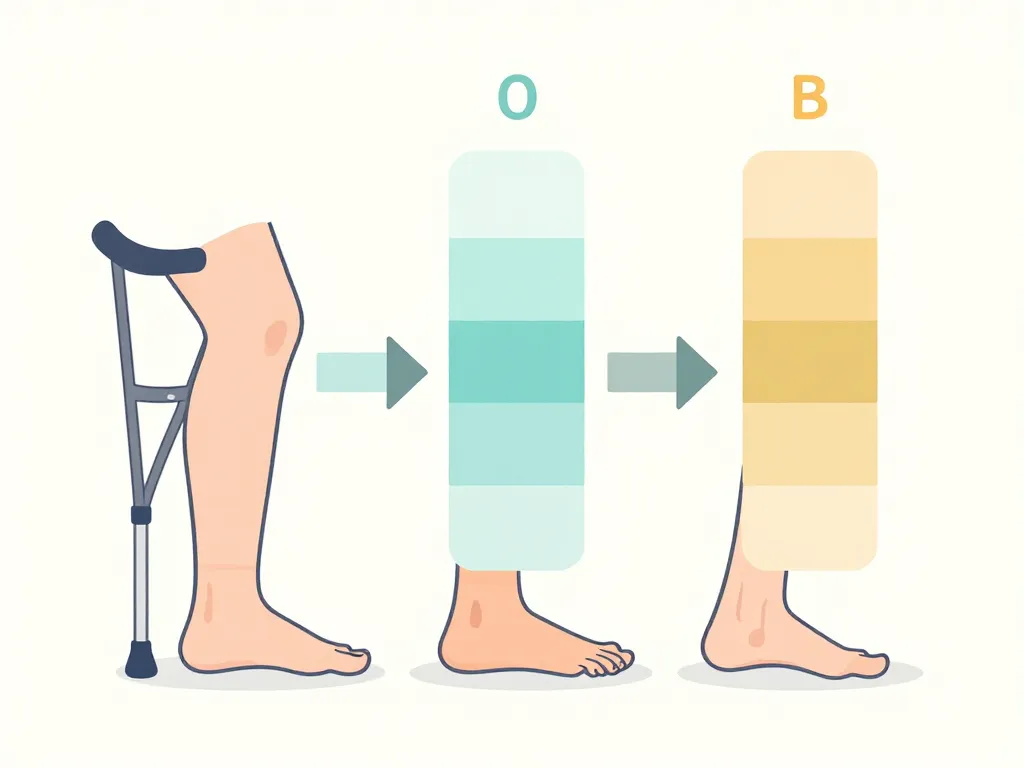 diagramme délais combien de temps pour marcher apres fracture malleole