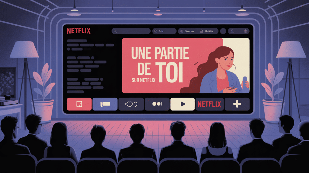 Availability distribution de une partie de toi sur Netflix écran moderne