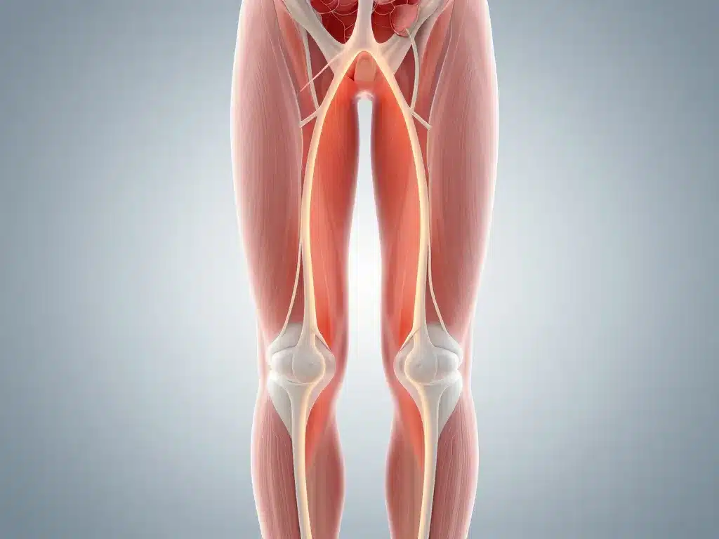 Schéma douleurs cruralgiques nerf crural zones de douleur