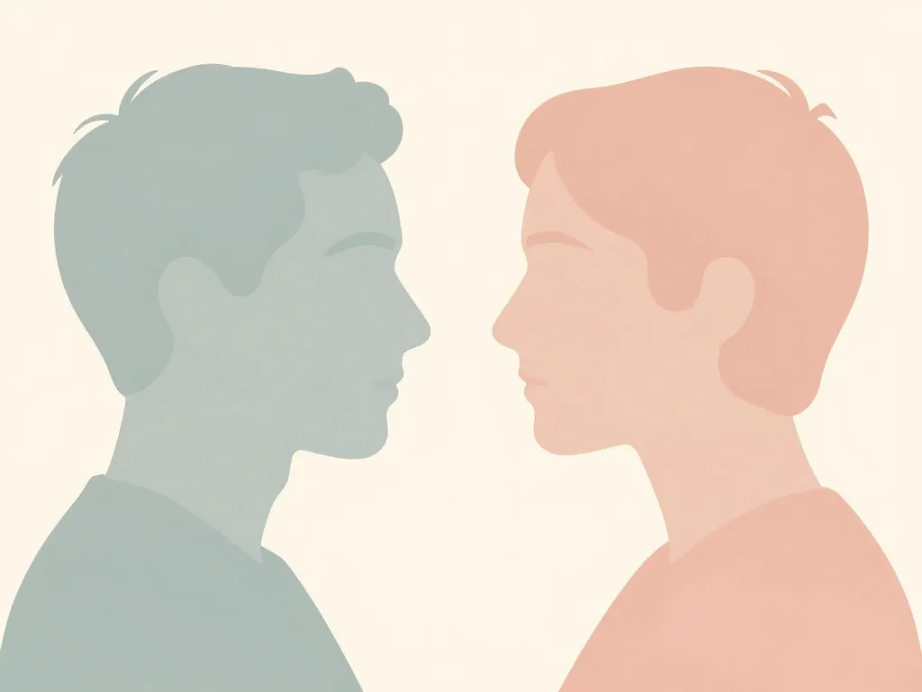 silhouettes ressemblance il est le même que moi