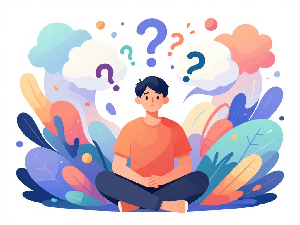 je me pose la question apaiser le mental personne sereine