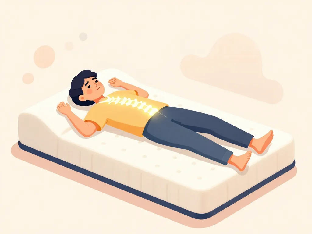 matelas mémoire de forme avis kiné illustration confort et douleurs dos