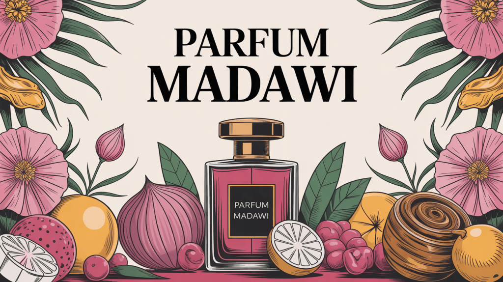 Illustration parfum Madawi luxe ambiance orientale