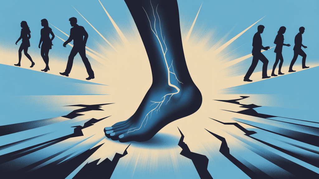 illustration genou fissure du ménisque stylisé professionnel