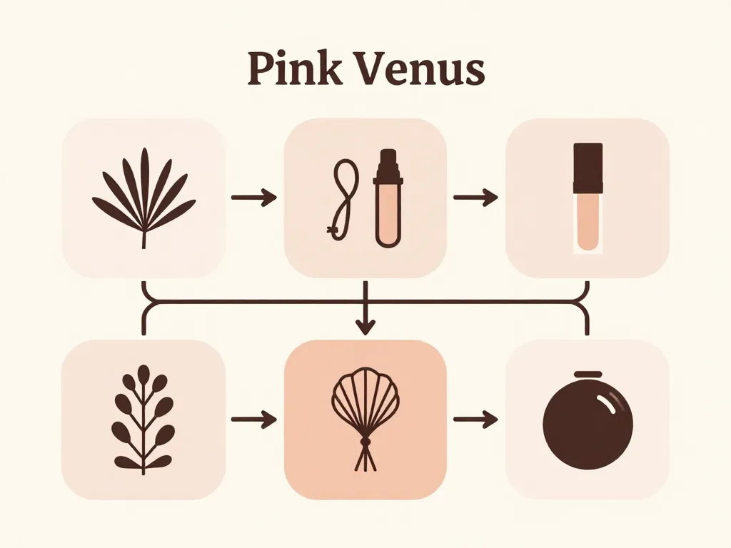 schéma conceptuel catégories pink venus