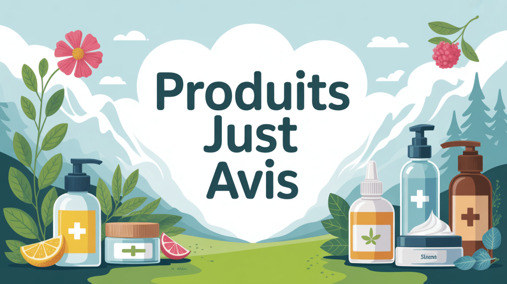 produits just avis illustration bien-être suisse plantes crèmes