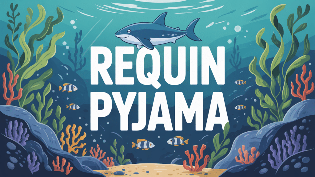 requins pyjama parmi rochers et forêts de kelp