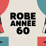 illustration robe année 60 silhouettes trapèze graphiques