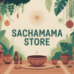 Illustration conceptuelle Sachamama Store artisanat forêt amazonienne