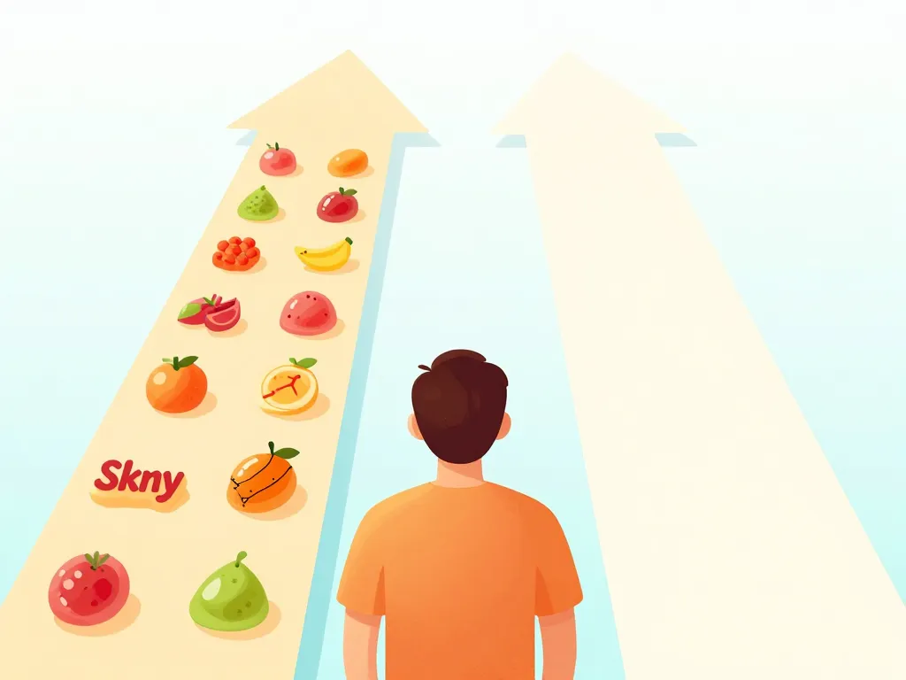 illustration skny gummies morosil choix perte de poids