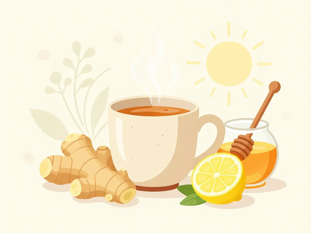 tisane gingembre citron miel bienfaits origines ingrédients