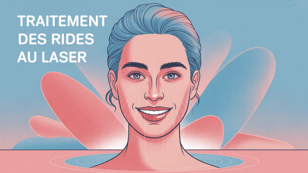 traitement des rides au laser avis illustration visage rajeuni
