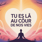 illustration poétique tu es là au cœur de nos vies présence centrale