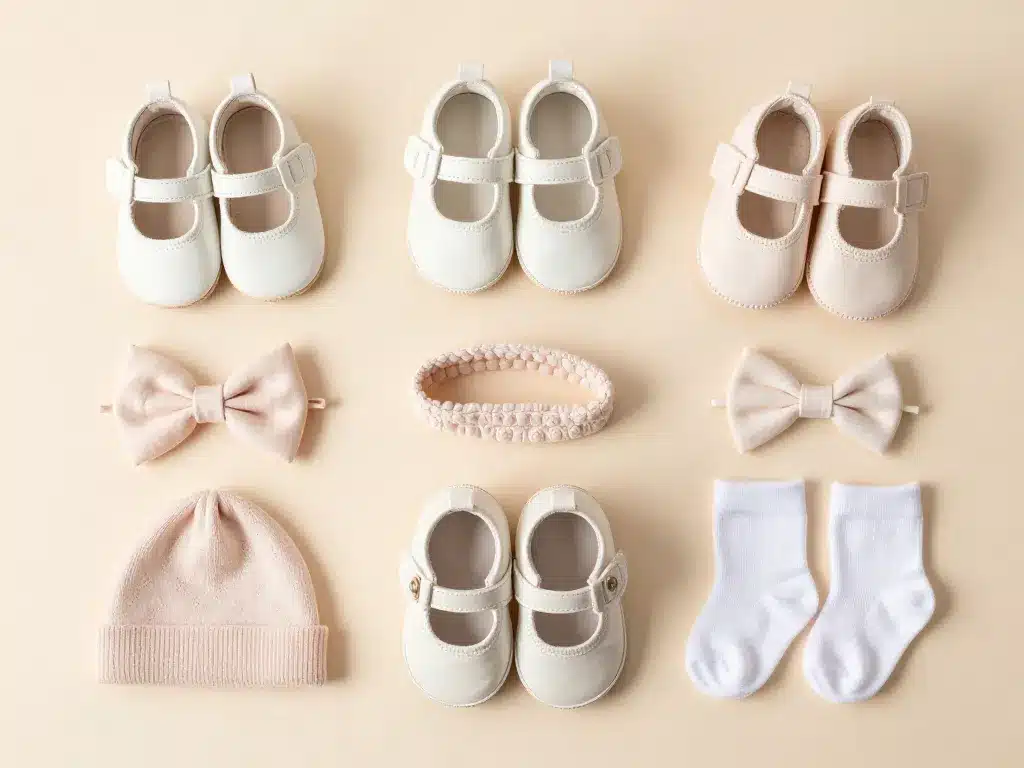 Accessoires chaussures tenue bebe mariage