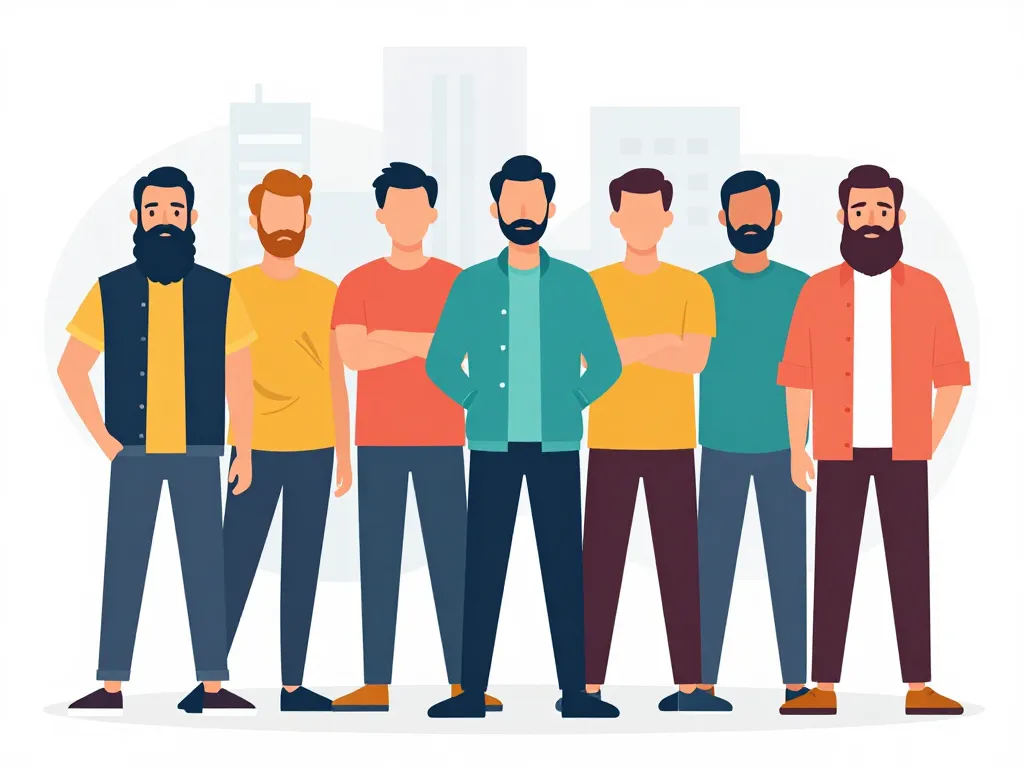 différents styles barbe hipster