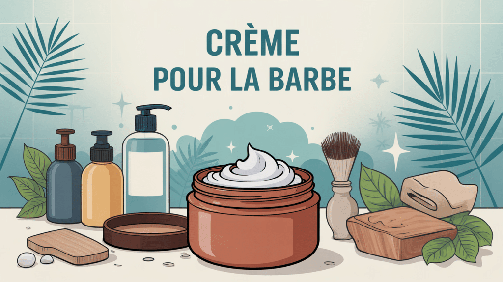 pot creme pour la barbe ingredients naturels salle de bain