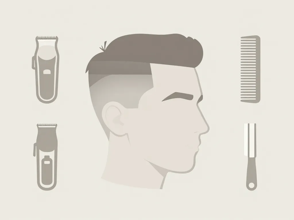 schéma techniques taille et contours favoris barbe