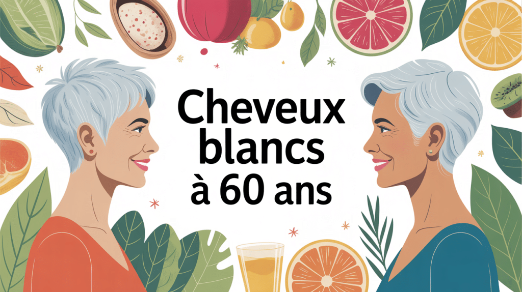 illustration pas de cheveux blancs a 60 ans