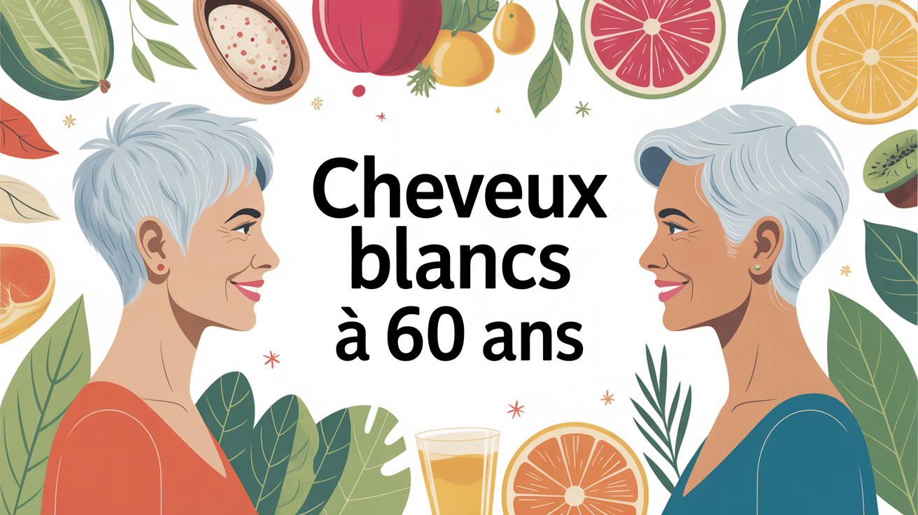 illustration pas de cheveux blancs a 60 ans
