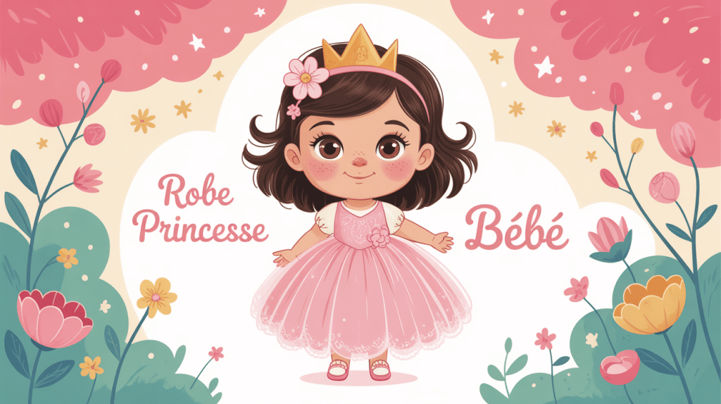 petite fille robe princesse bebe ambiance fee