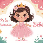 petite fille robe princesse bebe ambiance fee