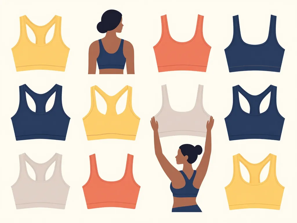 Variété brassières sous vetement femme de sport