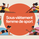 Illustration femmes sport en sous vetement femme de sport