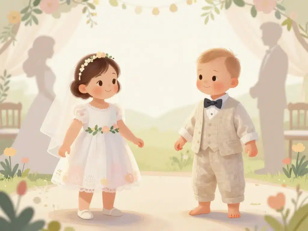 Styles tenue bebe mariage fille garcon