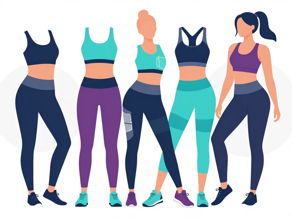 diagramme des matieres et coupes pour tenue pour zumba femme