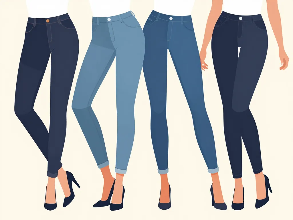 Jeans près du corps skinny slim coupe structurée