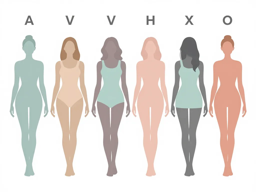 type de morphologie femme comparaison morphologies principales