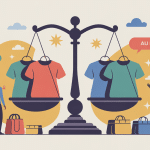 illustration centrale vendre ses vêtements au poids sur balance
