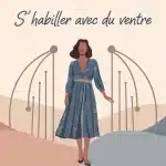 comment s habiller quand on a du ventre femme robe portefeuille