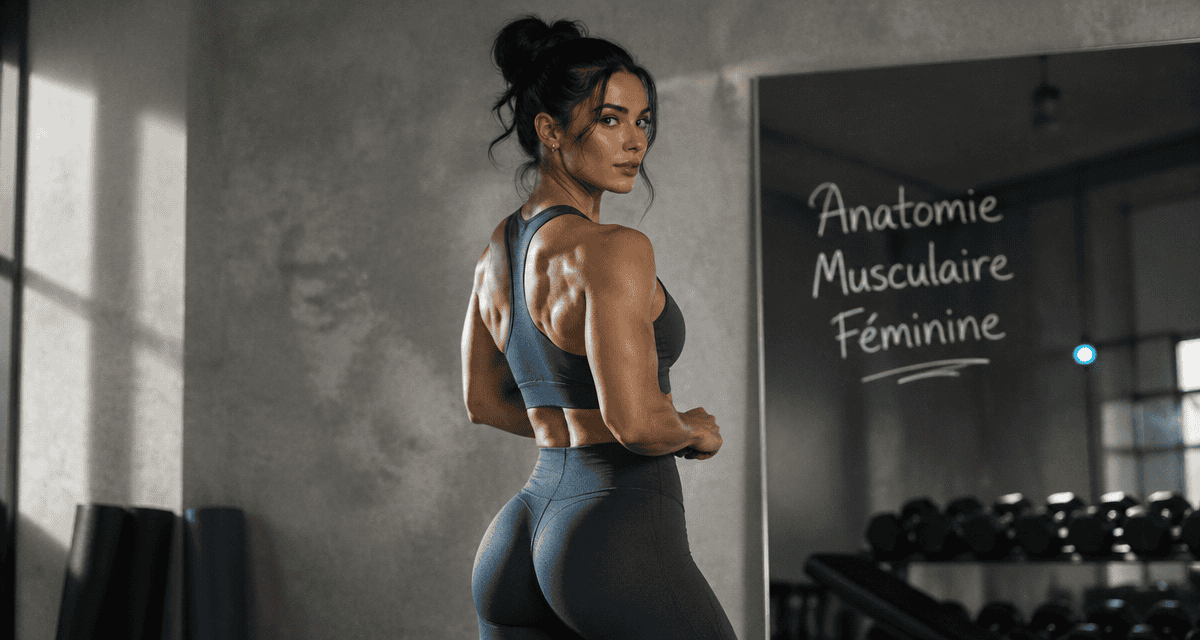 muscles du corps femme studio