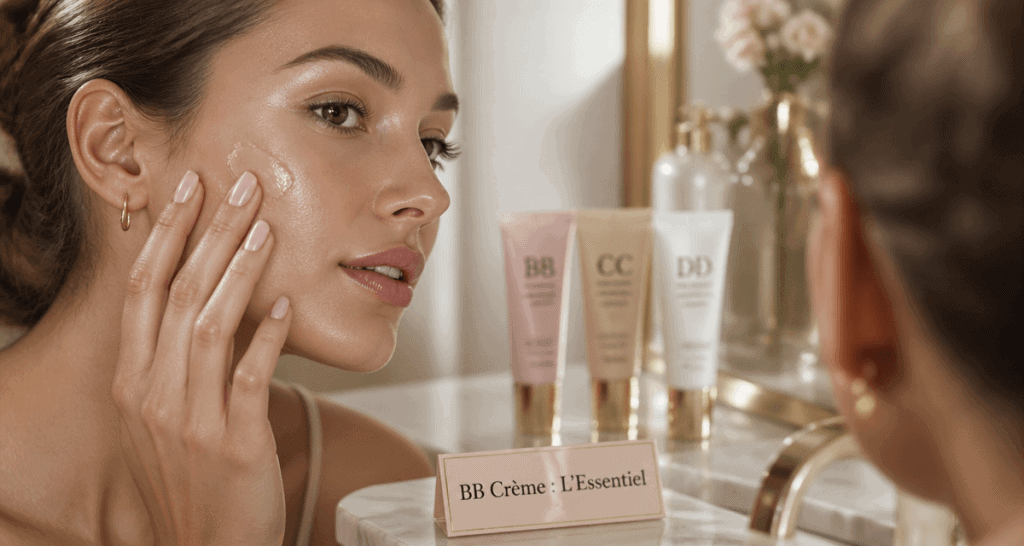 bb crème avis dermatologue application sur joue femme