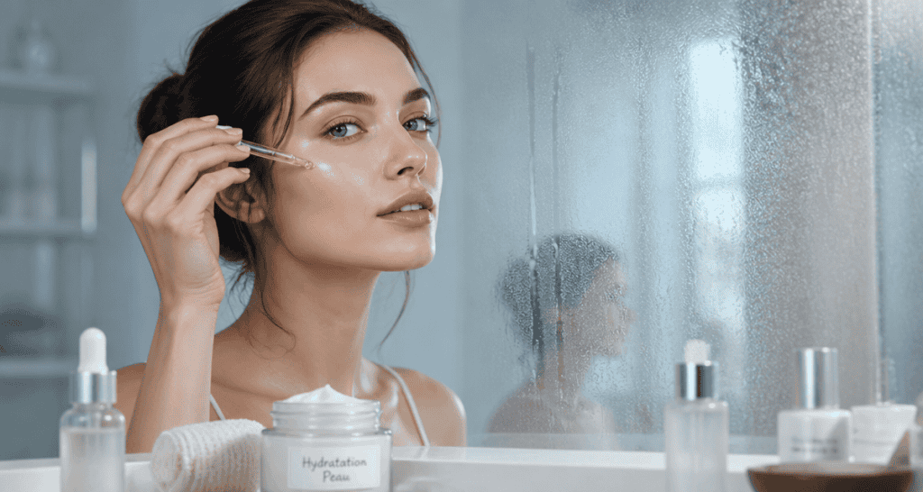 comment hydrater sa peau femme sérum miroir