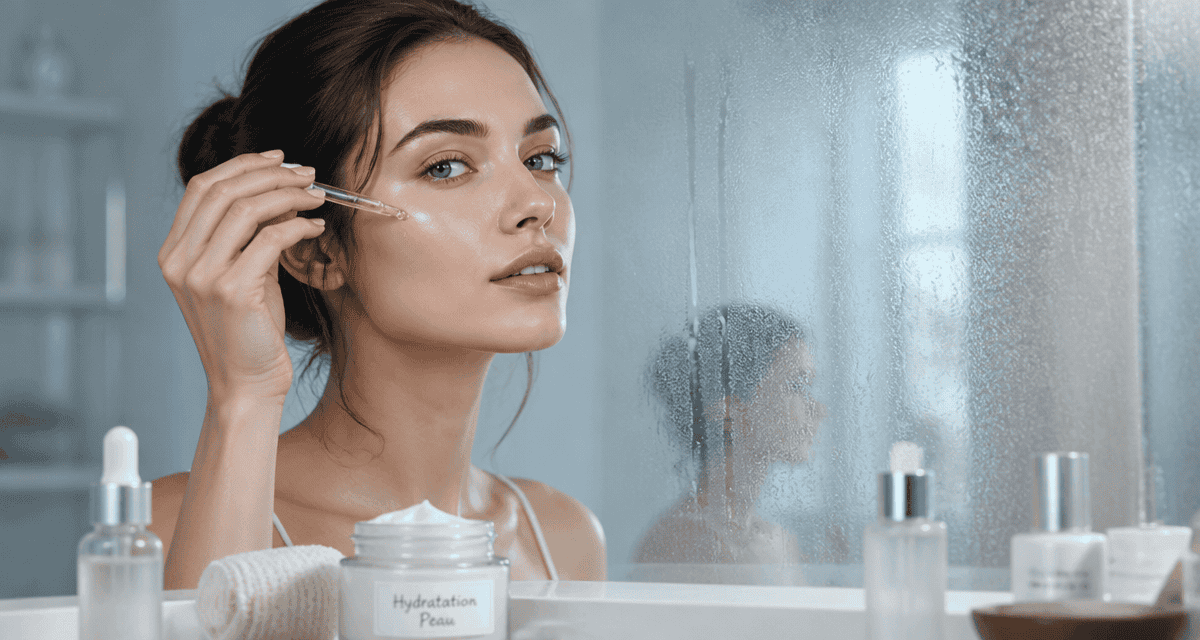 comment hydrater sa peau femme sérum miroir