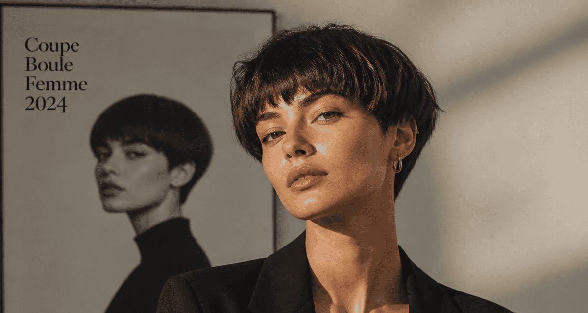 coupe boule femme 2024 moderne portrait
