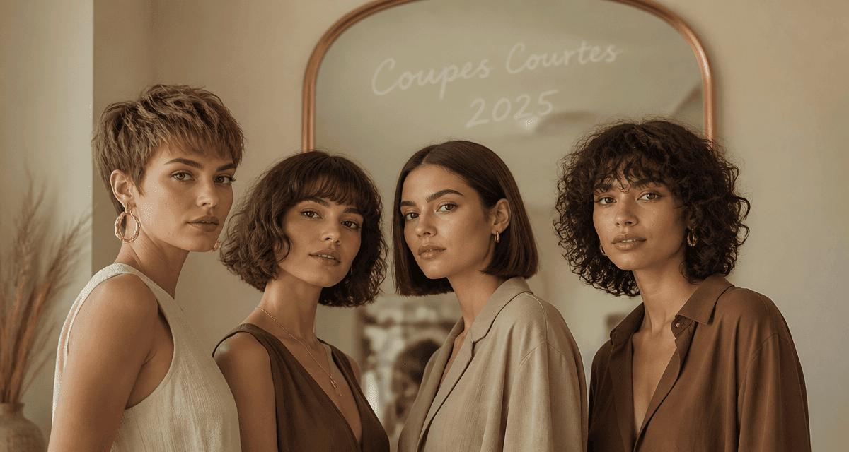 4 femmes coupe courte femme 2025 studio