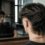 Coupe mulet moderne texturisée