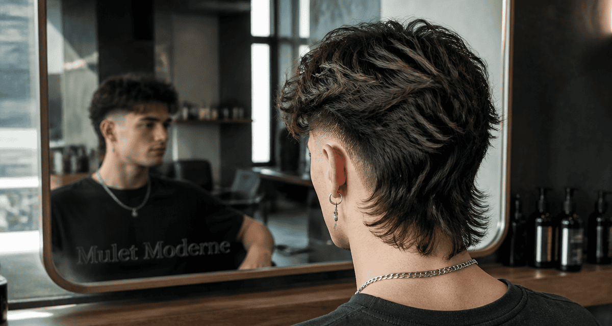 Coupe mulet moderne texturisée