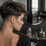Coupe tres courte femme nuque rasee moderne