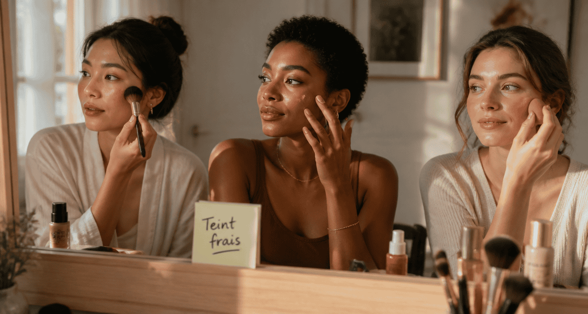 meilleur blush application sur trois carnations différentes