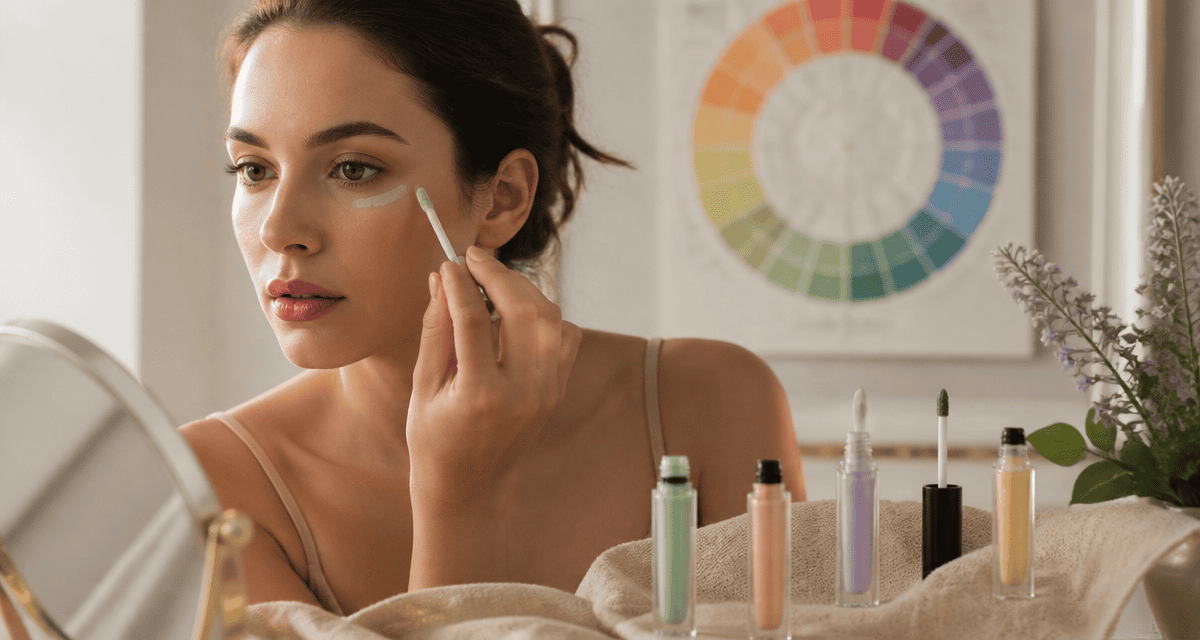 Meilleur correcteur de teint femme applique correcteur vert
