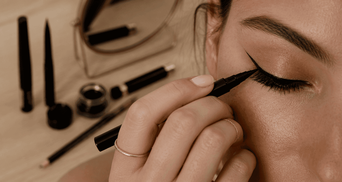 meilleur eye liner application sur paupière