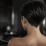 nuque hyper stylée coupe courte femme moderne vue de dos