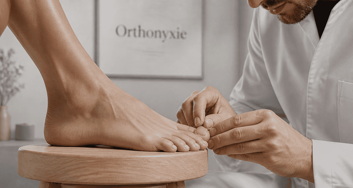 orthonyxie podologue redressement ongle pied